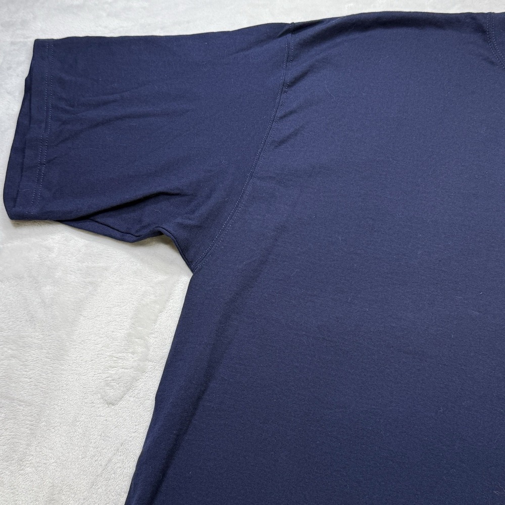 Vintage Pluma Heavyweight Cotton T Shirt USA Made Blank XL 90s NWT NOS - Picture 4 of 8
